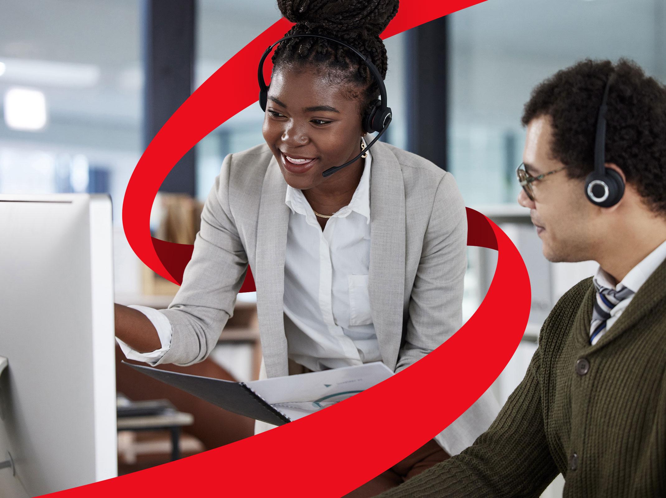Customer Service Manager showing leadership skills